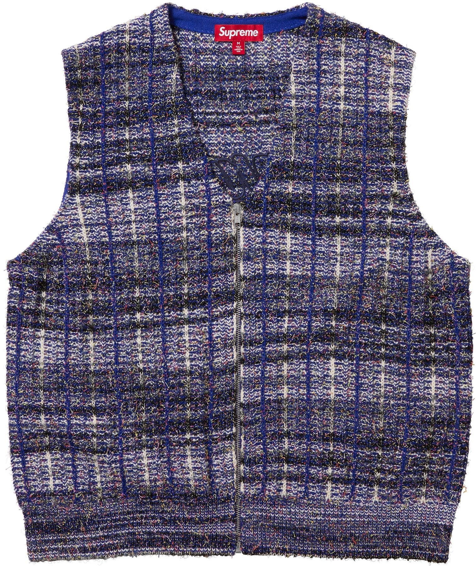 Speckled Zip Up Sweater Vest view 10